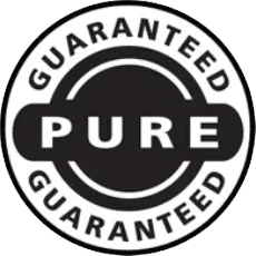 Guaranteed pure quality mark on the Alkatide label